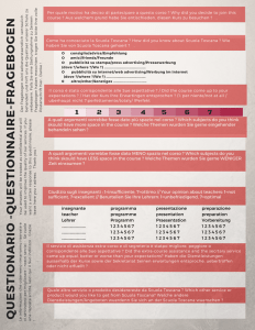 scuola toscana firenze, questionario